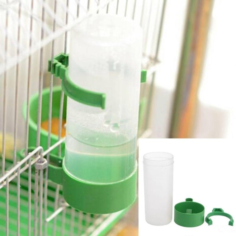 10 Uds equipo práctico de alimentación de pájaros bebedero para pájaros y loros alimentador de riego con Clip, S, L