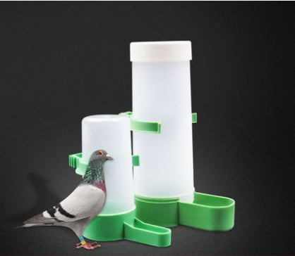 10 Uds equipo práctico de alimentación de pájaros bebedero para pájaros y loros alimentador de riego con Clip, S, L