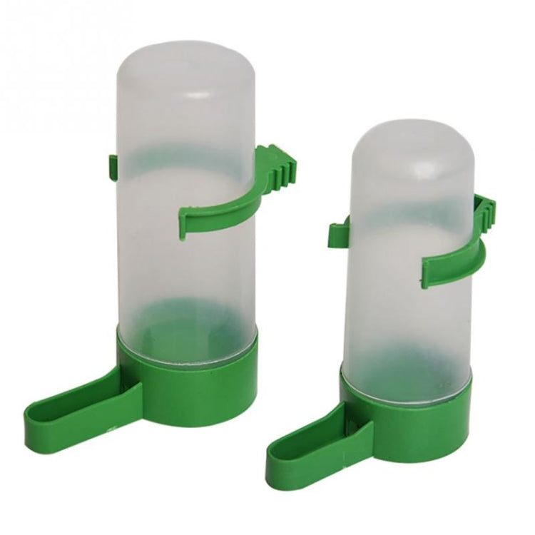 10 Uds equipo práctico de alimentación de pájaros bebedero para pájaros y loros alimentador de riego con Clip, S, L