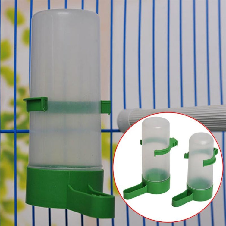 10 Uds equipo práctico de alimentación de pájaros bebedero para pájaros y loros alimentador de riego con Clip, S, L