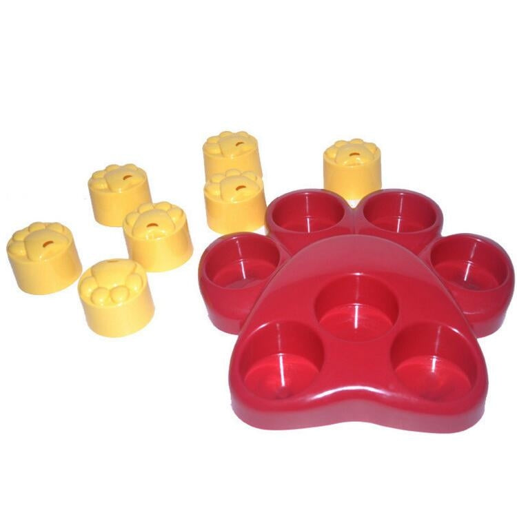 Pet Choke Slow Food Bowl diversión tesoro caza juguetes educativos para mascotas, Pet Educational Toys
