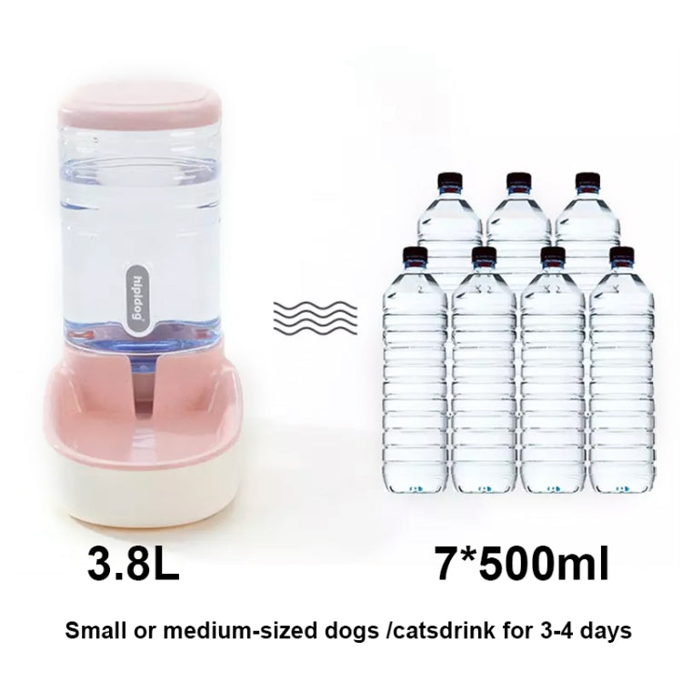 Dispensador automático del agua del alimentador del animal doméstico del gato del cubo del almacenamiento de granos 3.8L, Drinking Fountain